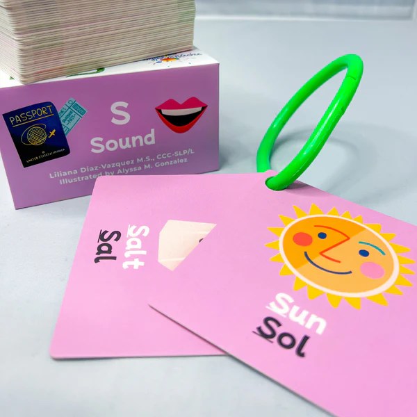 S Sound Sonido S Bilingual Flashcards for Speech Therapy