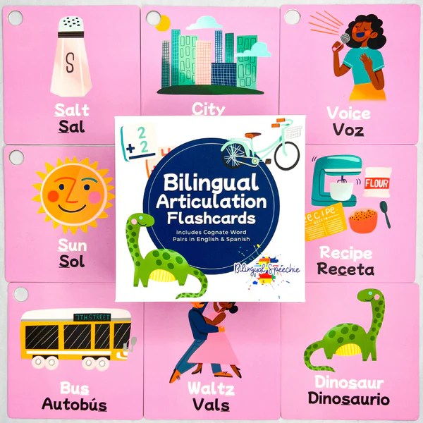 S Sound Sonido S Bilingual Flashcards for Speech Therapy