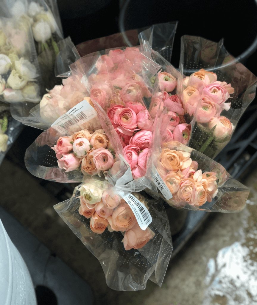 Jacquard Pattern Knitted Scarf Grey Wholesale Flowers