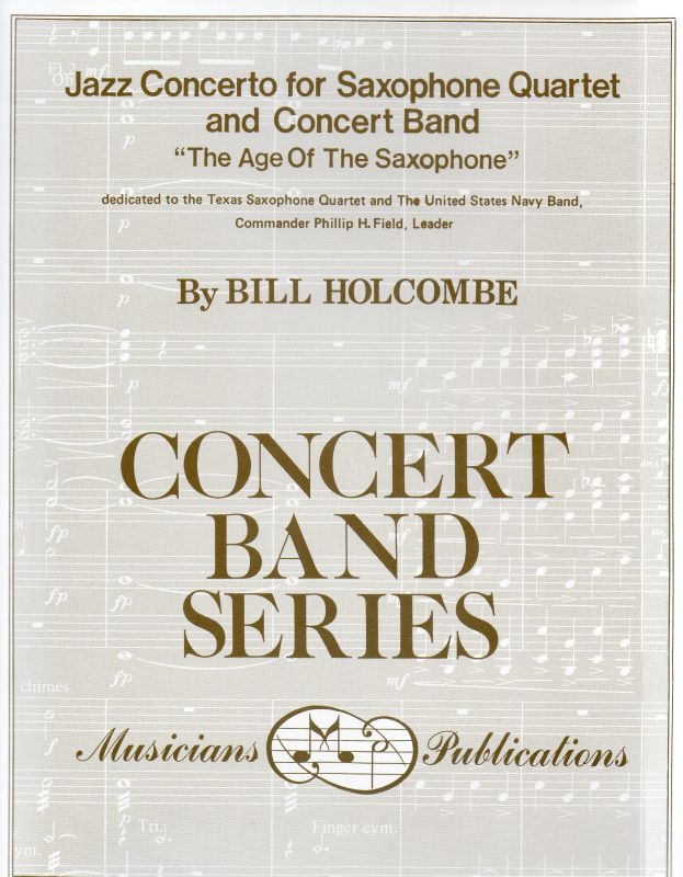 Jazz Concerto for Saxophone Quartet and Concert Band Musicians
