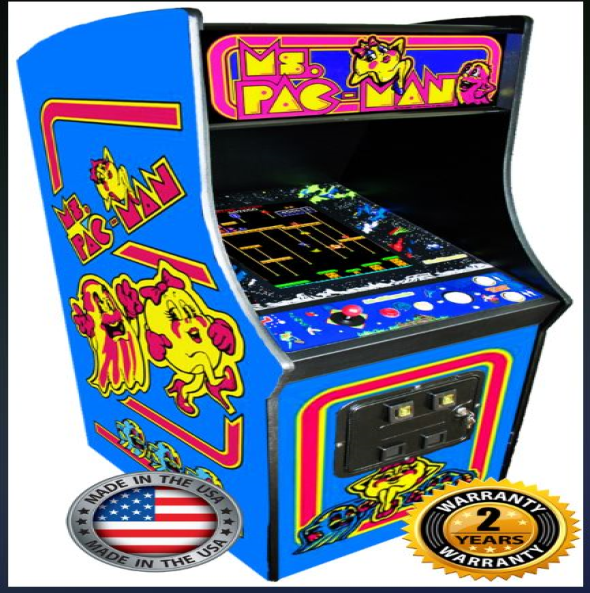 Ms. Pacman Authentic Reproduction Multigame Billiards N More