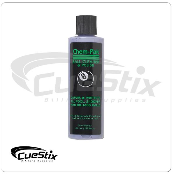 CHEM PAK BILLIARDS AND POOL BALL CLEANER AND POLISH (TPCPBC) For Sale Billiards N More