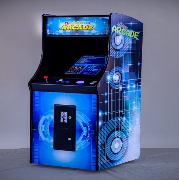 FULLSIZED UPRIGHT ARCADE GAME FEAT. 412 CLASSIC AND GOLDEN AGE GAMES