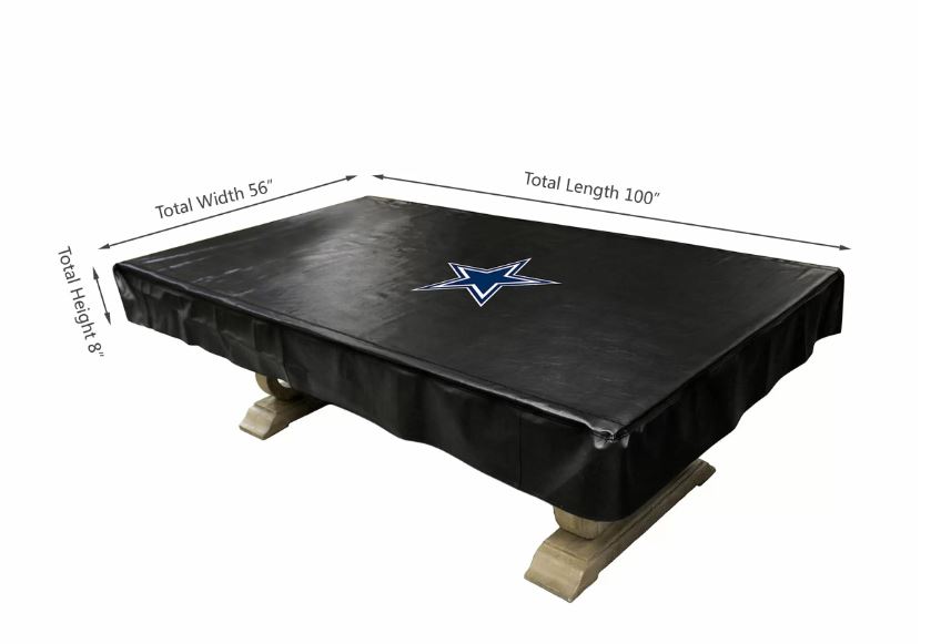 Dallas Cowboys 8ft. Deluxe Pool Table Cover For Sale Billiards N More