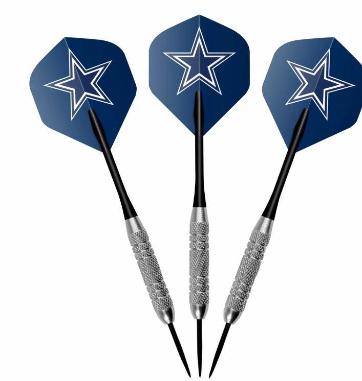 Dallas Cowboys Fan's Choice Dart & Flight Set For Sale Billiards N More