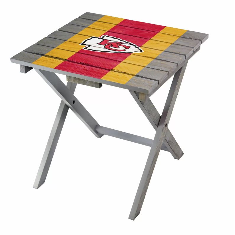 Kansas City Chiefs Folding Adirondack Table For Sale Billiards N More