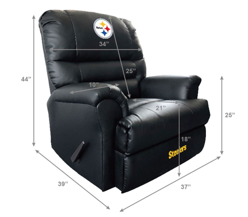 Pittsburgh Steelers Sports Recliner For Sale Billiards N More