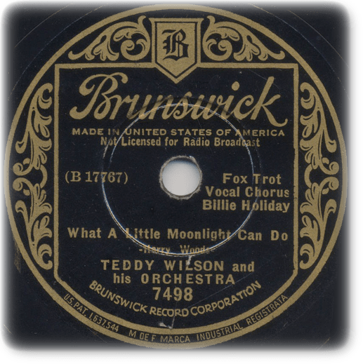 Brunswick Visual Discography of "Lady Day" Billie Holiday