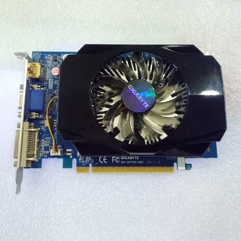 GIGABYTE GT 730 2GB Graphics Card Map 128Bit GDDR3 GT730
