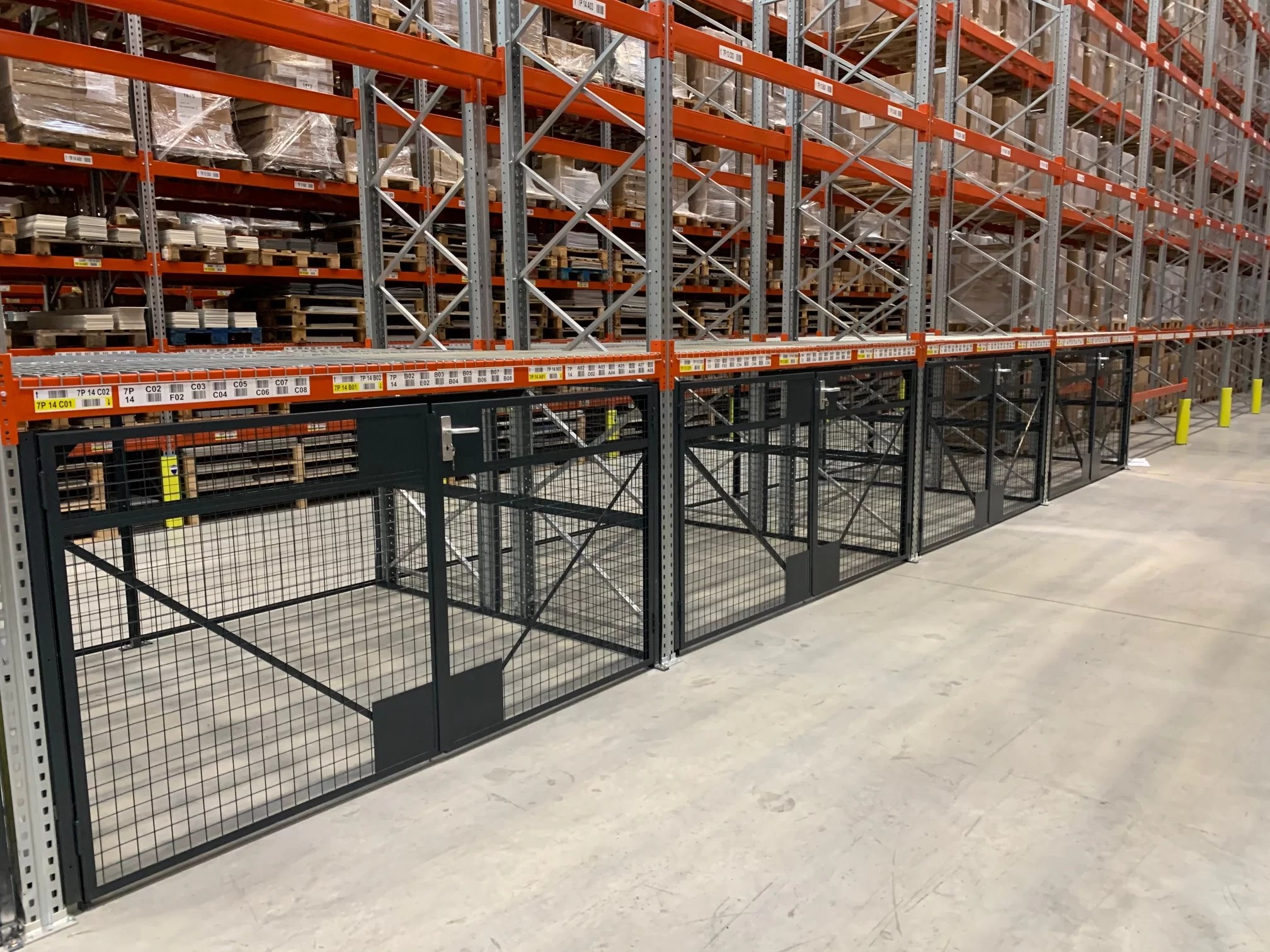 Pallet Racking Cages Billington Safety Systems