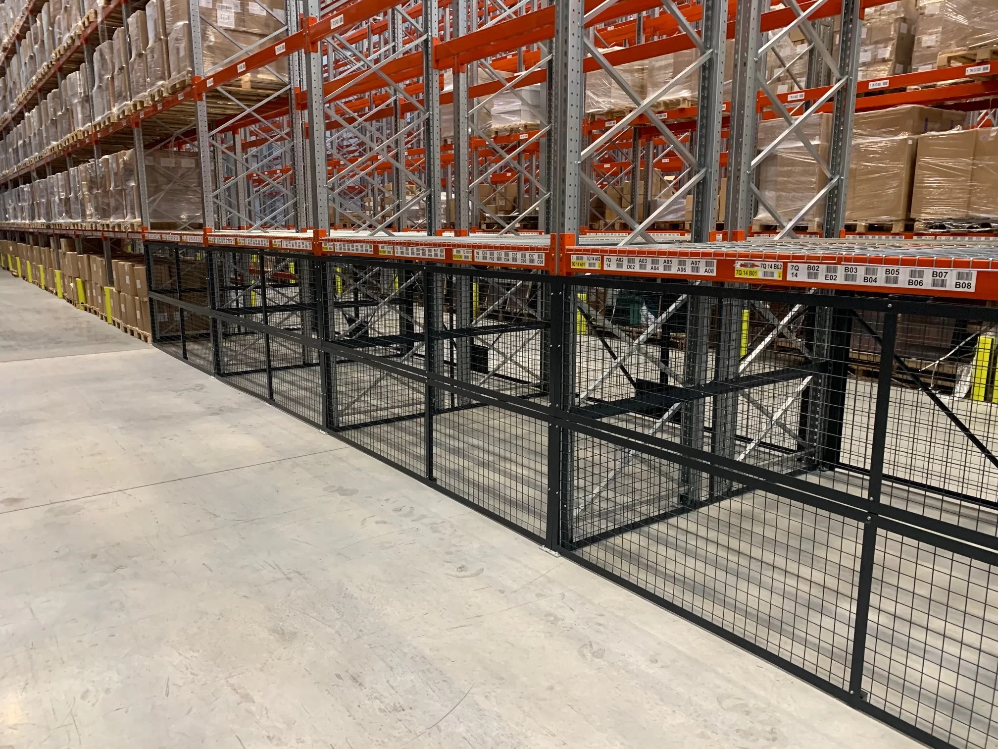 Pallet Racking Cages Billington Safety Systems