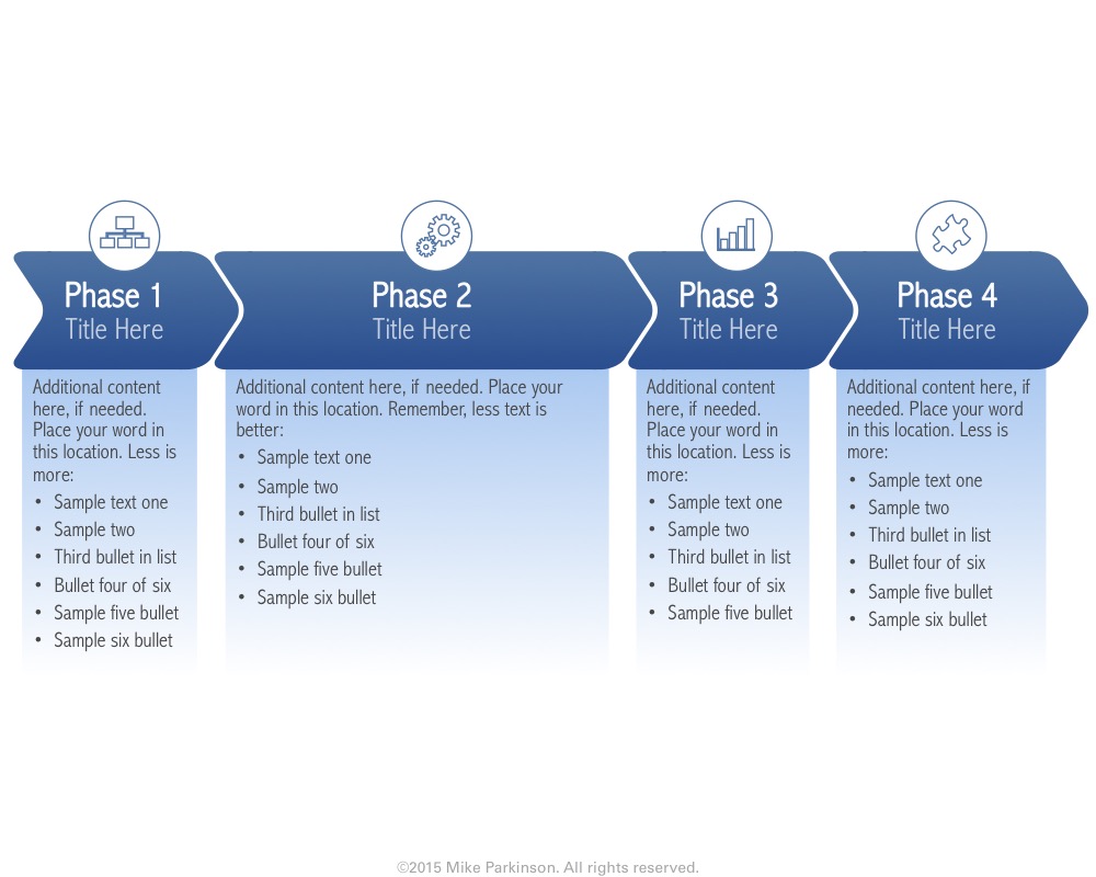 Process Diagram with Icons - Billion Dollar Graphics