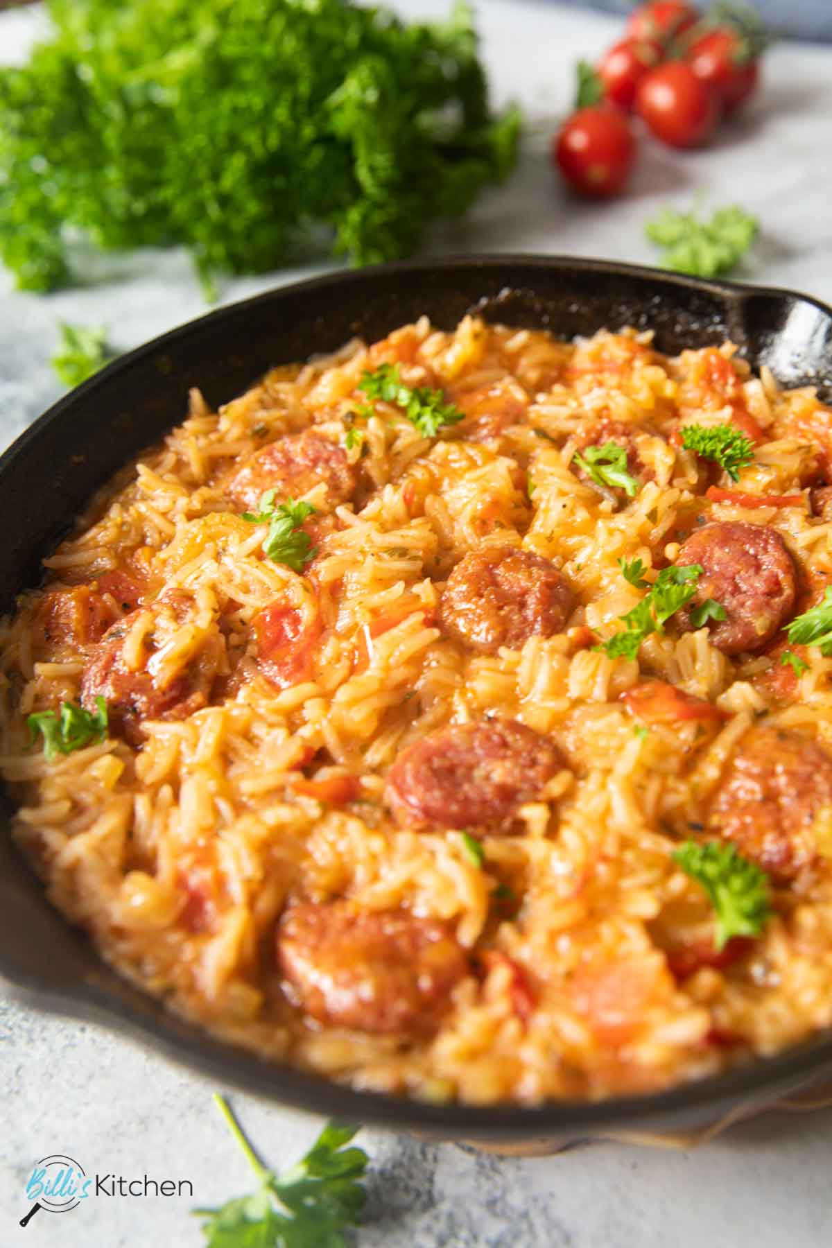One Pot Italian Sausage and Rice Billi's Kitchen
