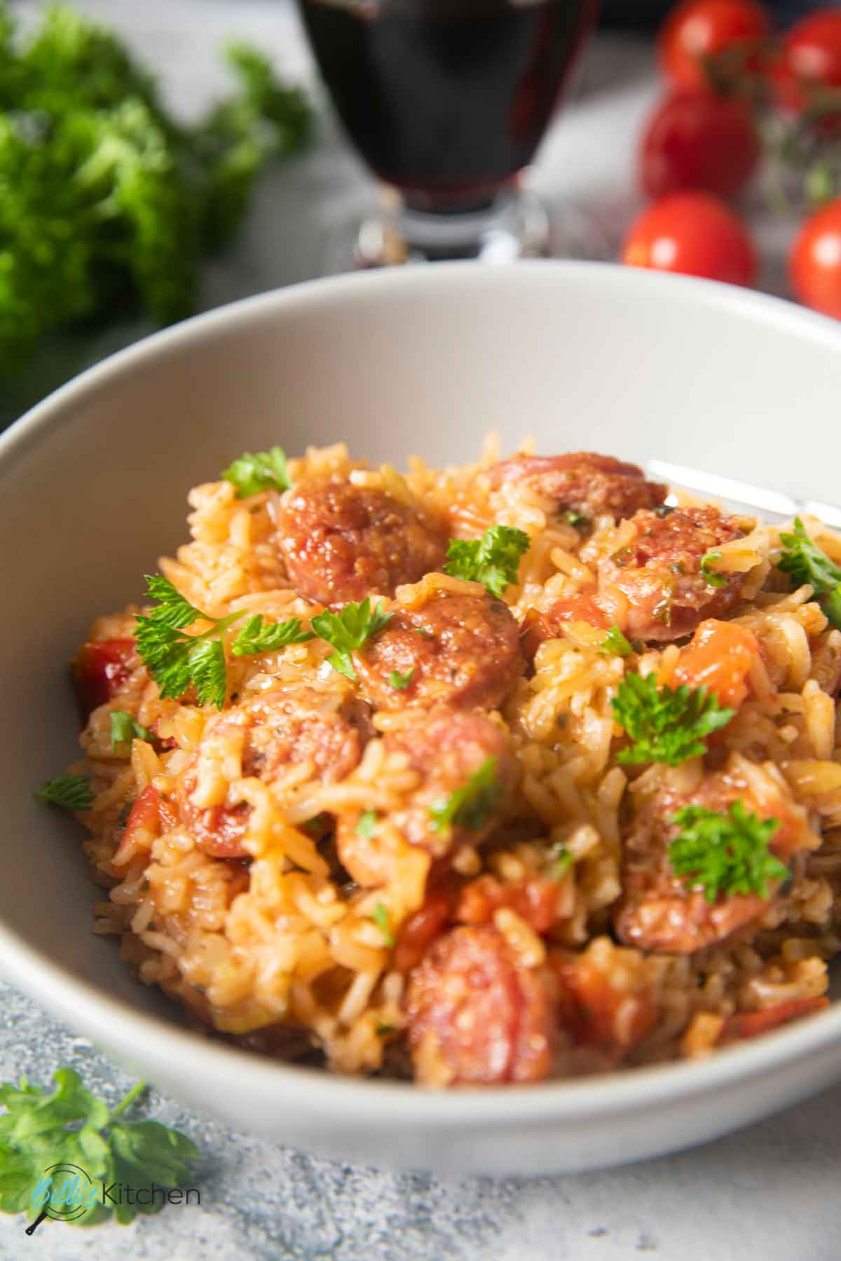 One Pot Italian Sausage and Rice Billi's Kitchen