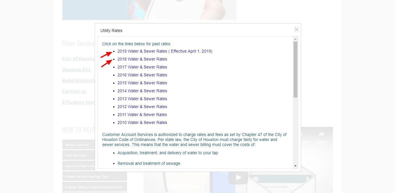 City Of Houston Water Bill Pay Phone Number & Customer Service