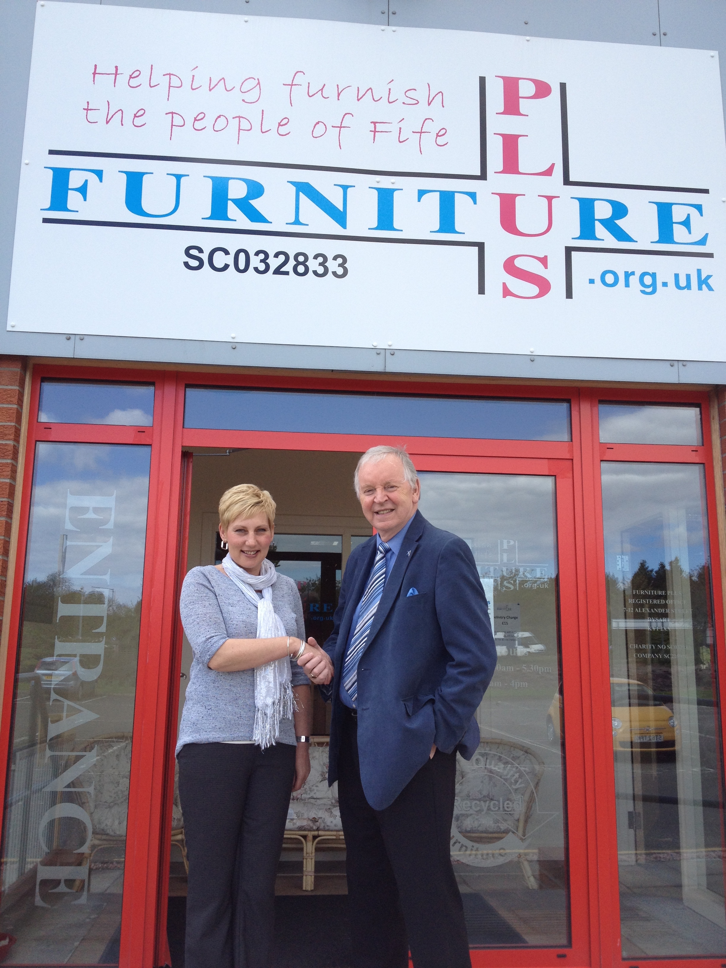 Furniture Plus tackles poverty in Fife Bill Walker