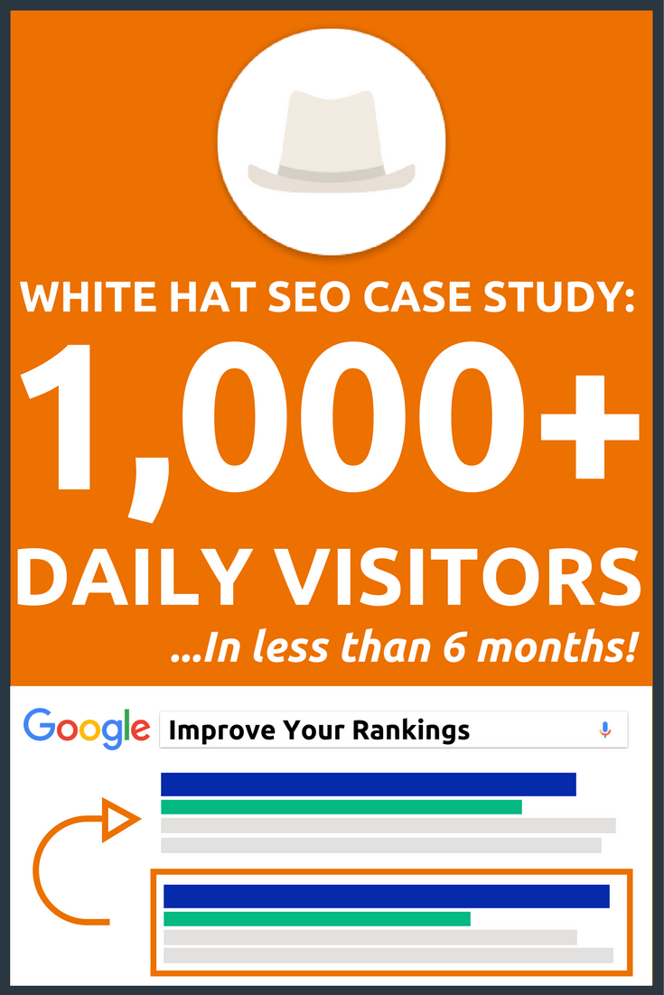 White Hat SEO Case Study 1,000+ Daily Visitors (In