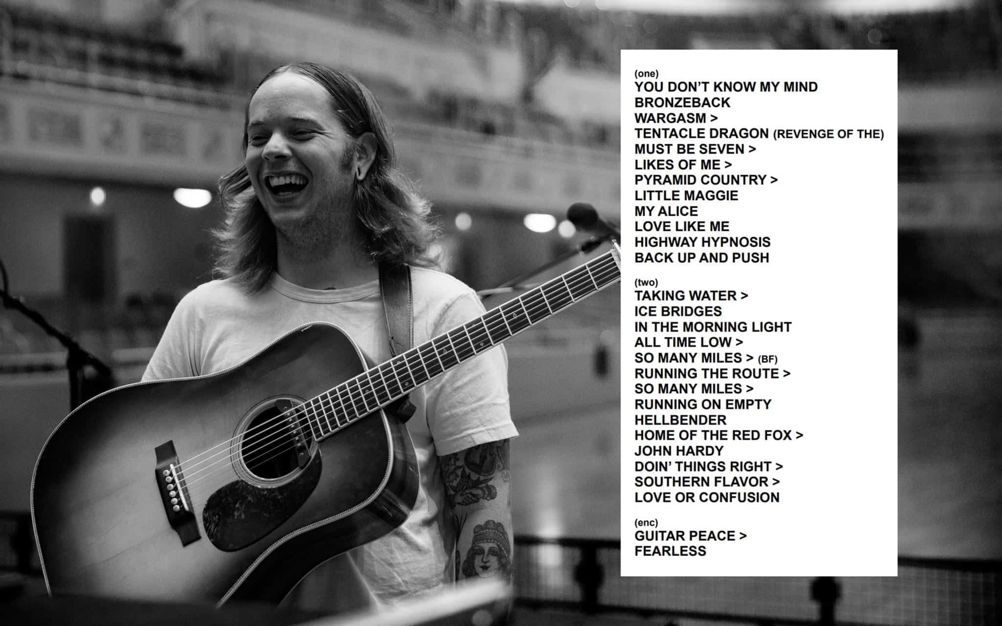 Billy Strings Sacramento Memorial Auditorium Sacramento, CA Billy Base