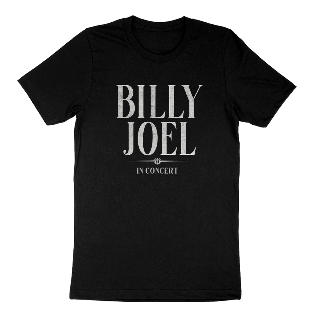 Billy Joel "91023 MSG New York Event" Black TShirt Billy Joel