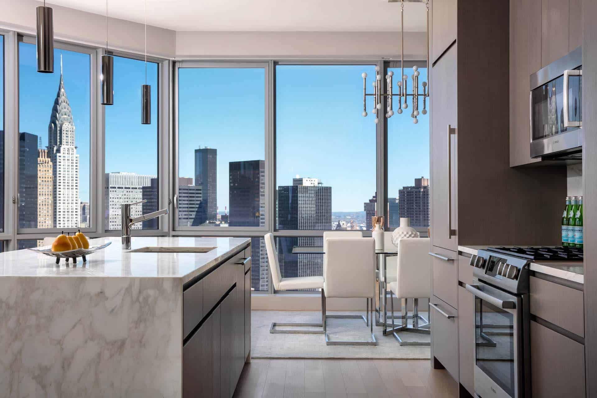 OpenConcept Penthouse Condos Bilotta Kitchen & Home, NY