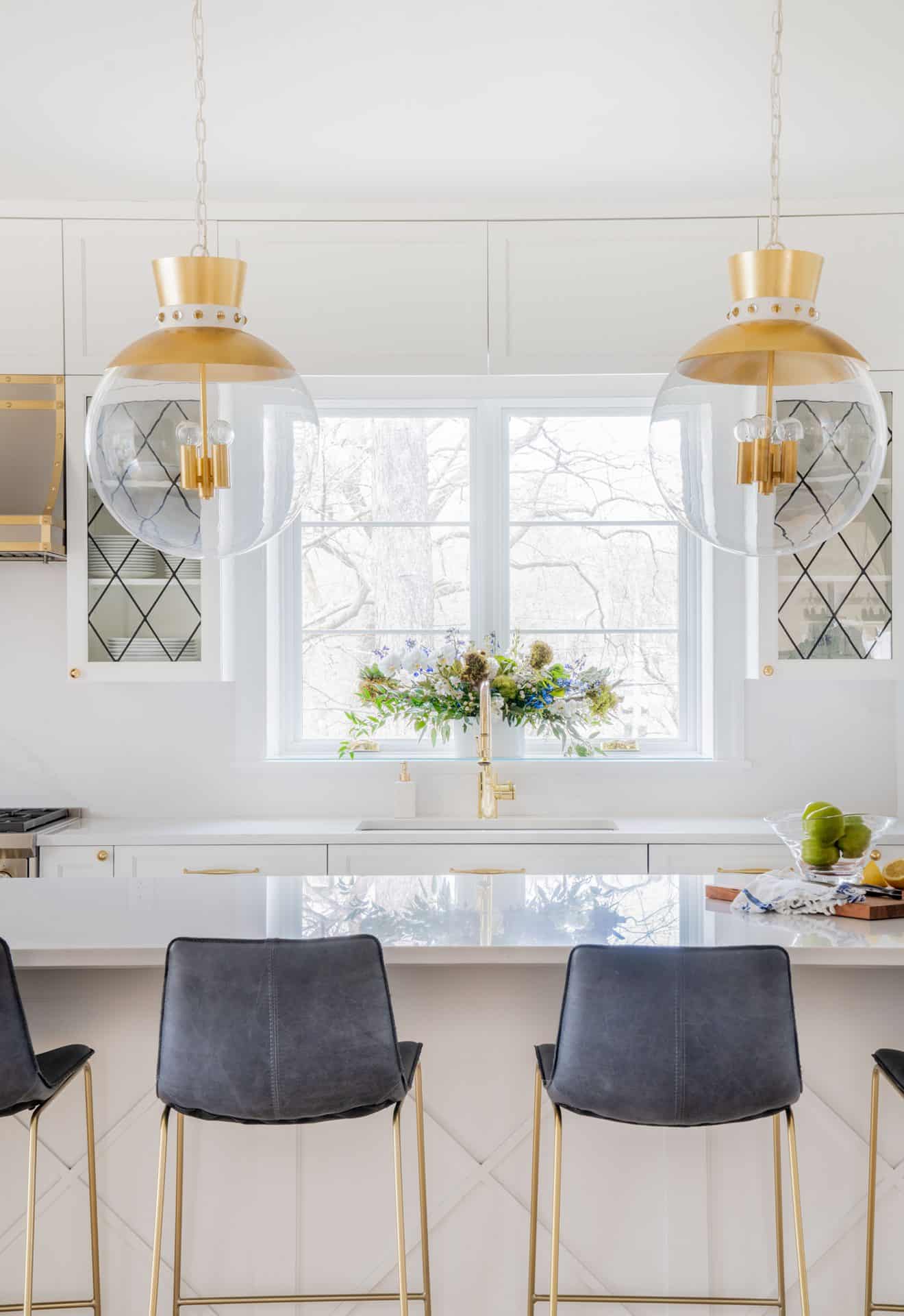 Elegant, Classic White Kitchen Bilotta Kitchen & Home