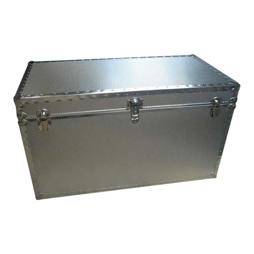 Embossed Metal Covered Trunk 501HT Biltmore Trunk Trunk Chest