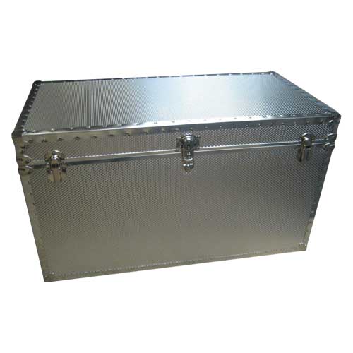 Embossed Metal Covered Trunk 506HT Biltmore Trunk Trunk Chest