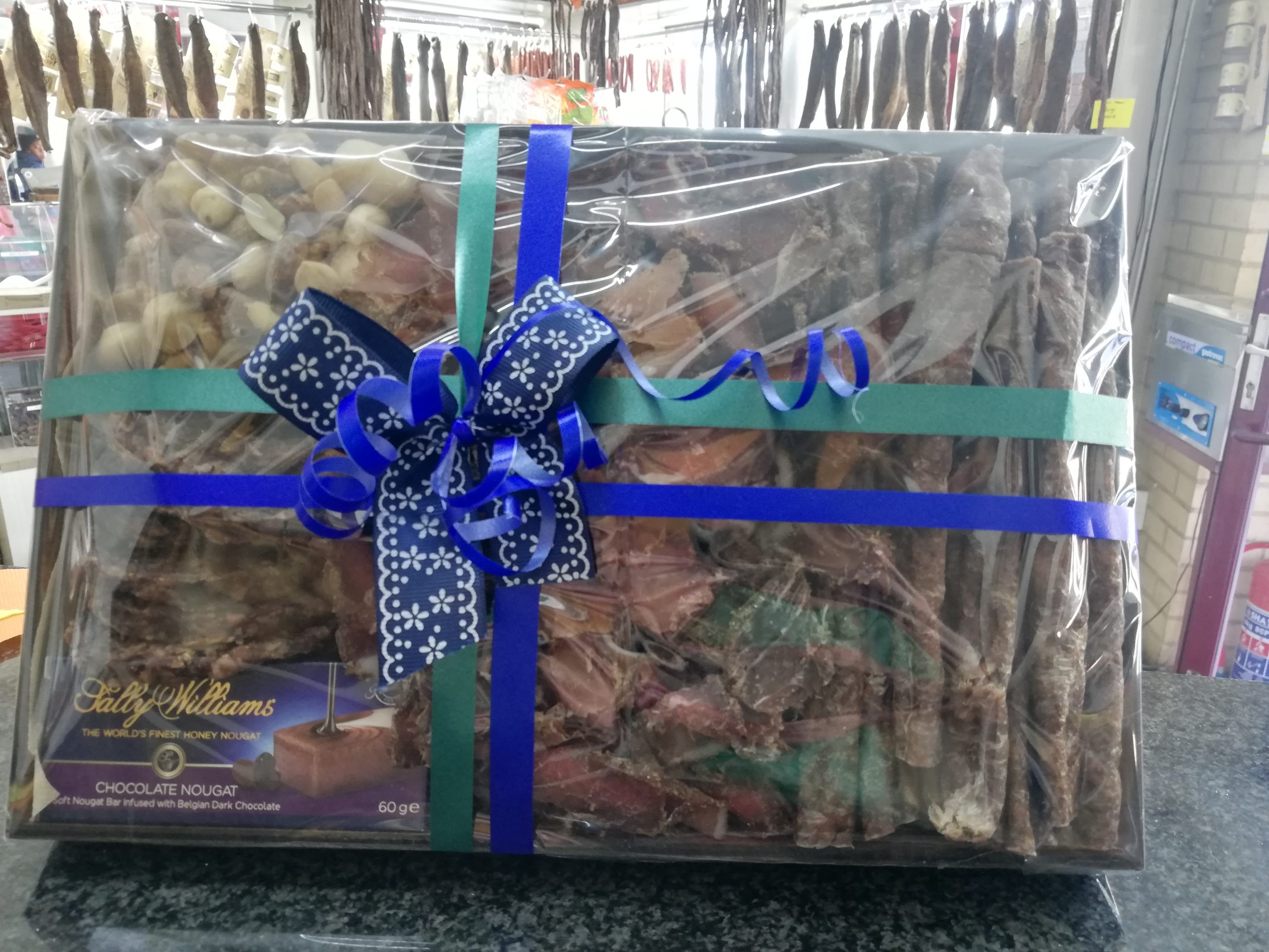 Biltong Snacks, Sweets, Fruit and Nut Hamper Biltong & Nut Hut