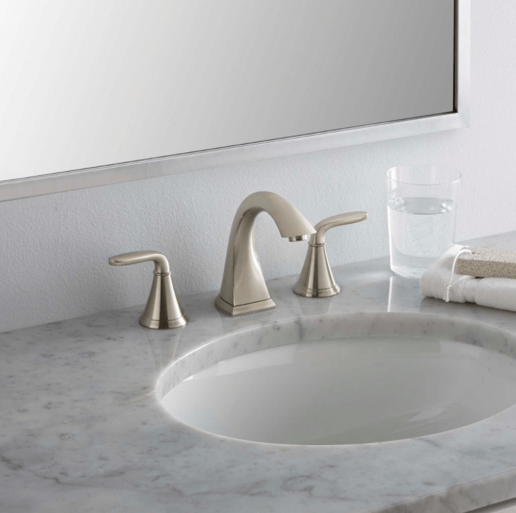 8" Pfister Pasadena Widespread 2Handle Bathroom Faucet in Brushed