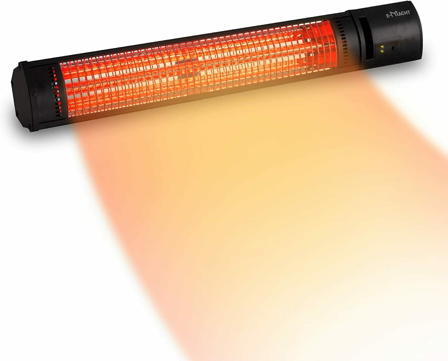 28" 1500W Luckyermore Outdoor Patio Heater Electric Wall Mounted Remote