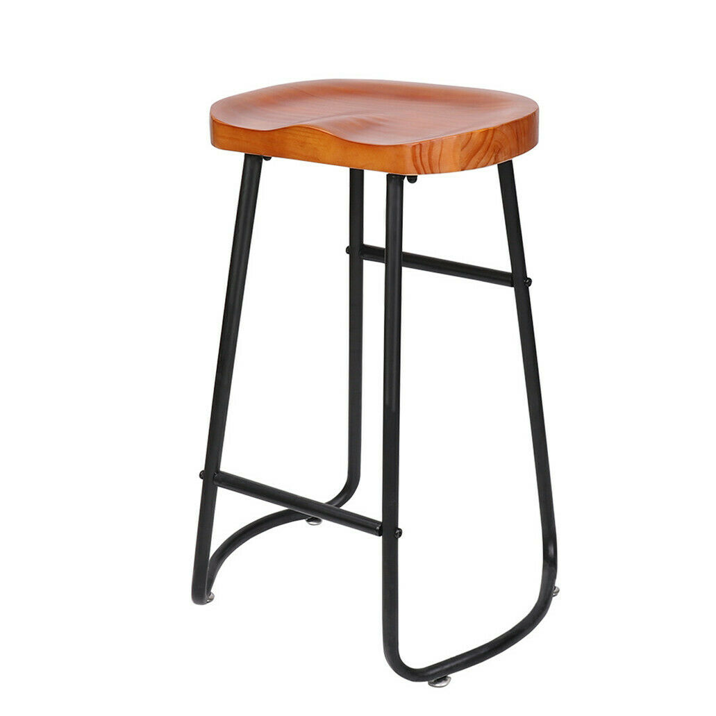 Industrial Bar Stools Kitchen Island Chair Wood BiltPros