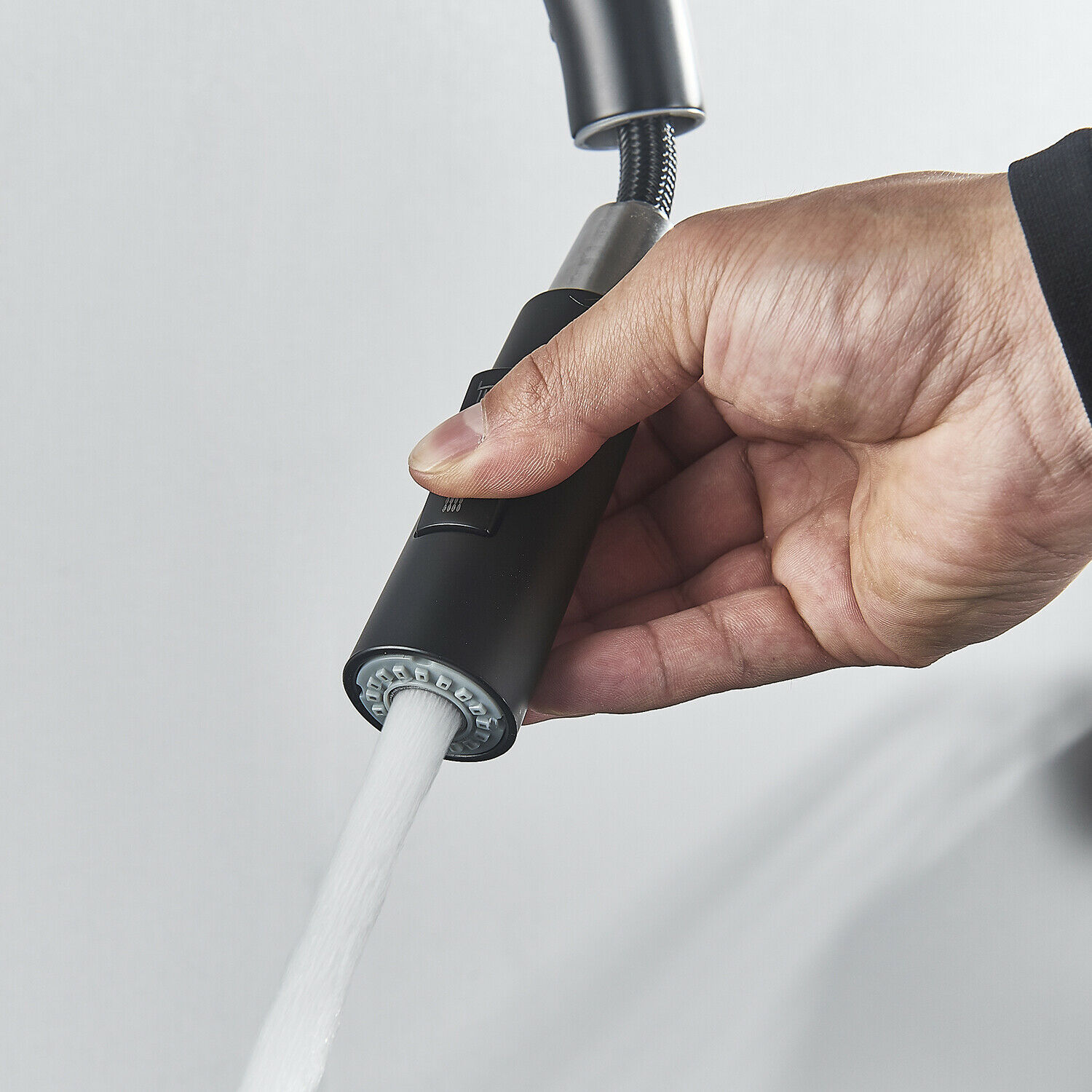 Ashford Automatic Touch Sensor Swivel Kitchen Faucet with Pull down