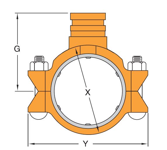 Fig. 7042G Grooved Outlet Coupling On ASC Engineered Solutions