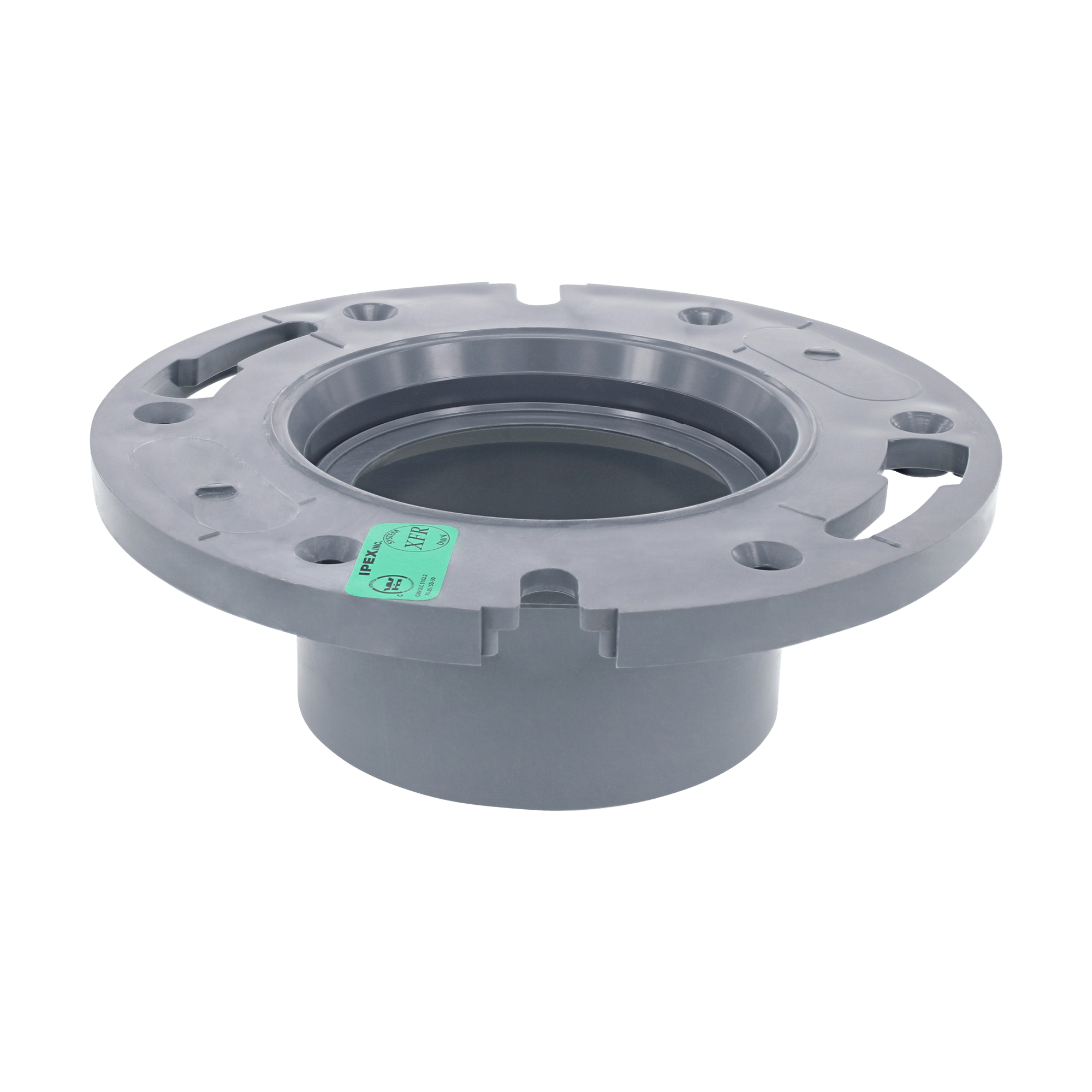 Closet Flange One Piece Plastic Slip Flush Kit On IPEX