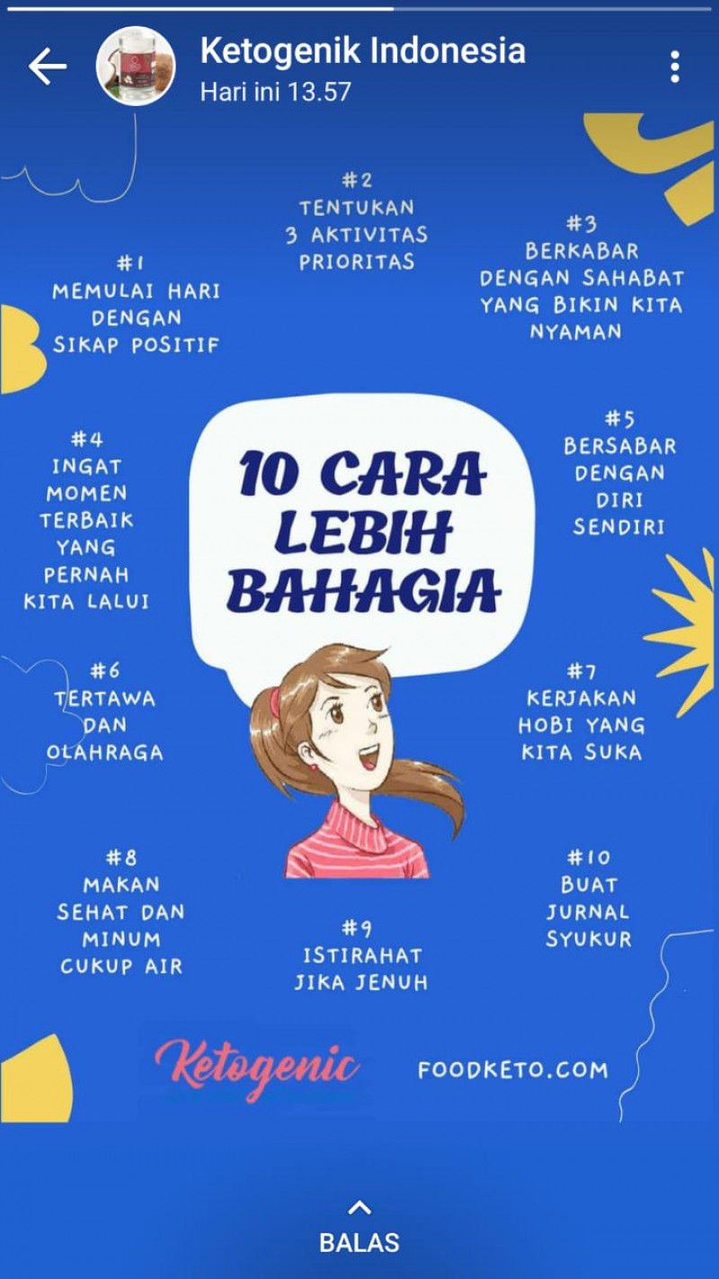 Tips Hidup Sehat Dan Bahagia