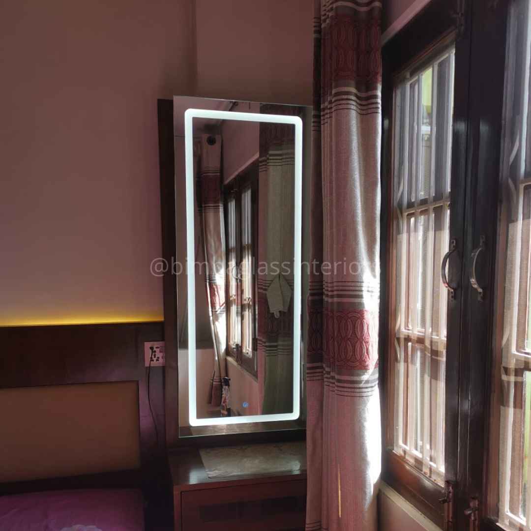Dressing Room LED Mirror Bimba Glass Interiors Nepal