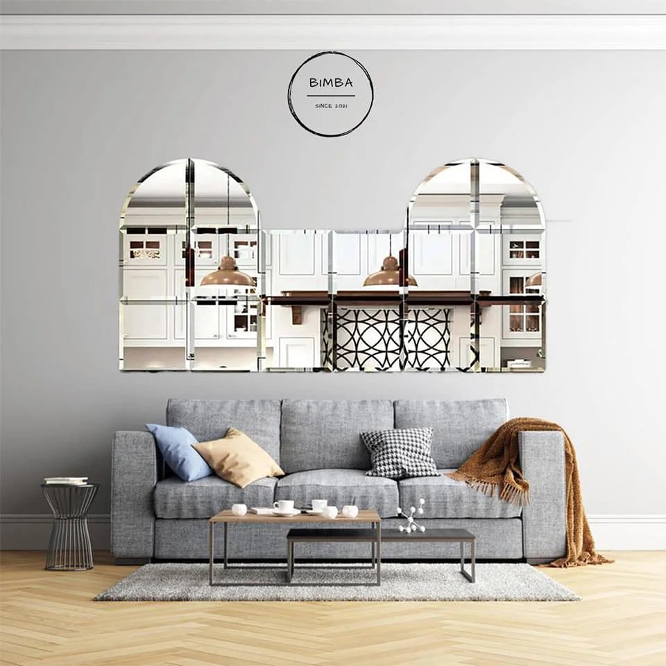 Living Room Wall Mirror Tiles Matttroy