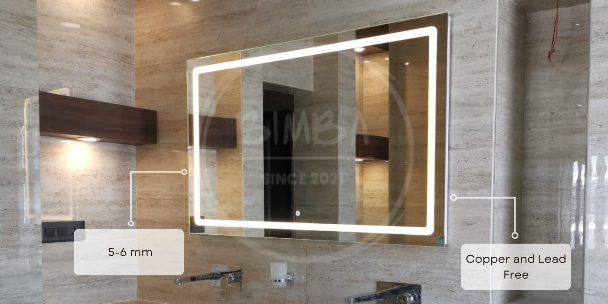 Choosing the Best LED Mirrors 5 Key Factors Bimba Glass Interiors