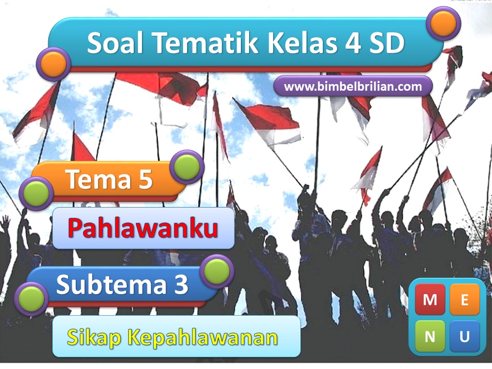 Power Point (PPT) Soal Kelas 4 SD Tema 5 Subtema 3 Sikap Kepahlawanan