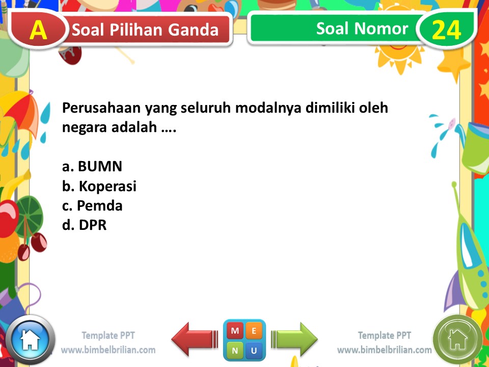 Power Point Soal Tema 9 Kelas 5 SD Subtema 2 Benda dalam