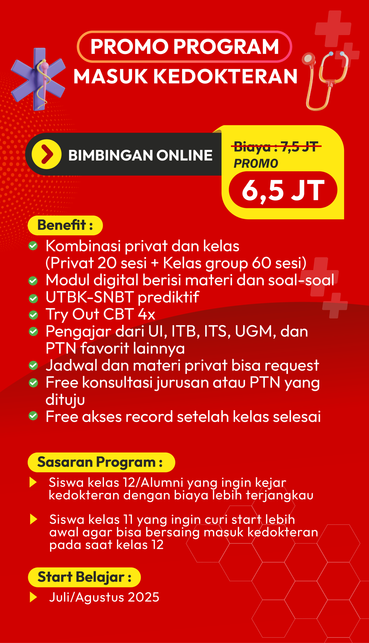 Program8-01 Paket Bimbel Masuk Kedokteran