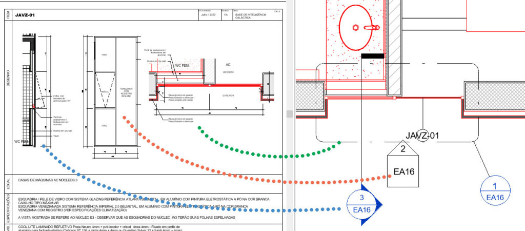 Detalhamento de esquadrias no REVIT A super prancha com vinculação total.