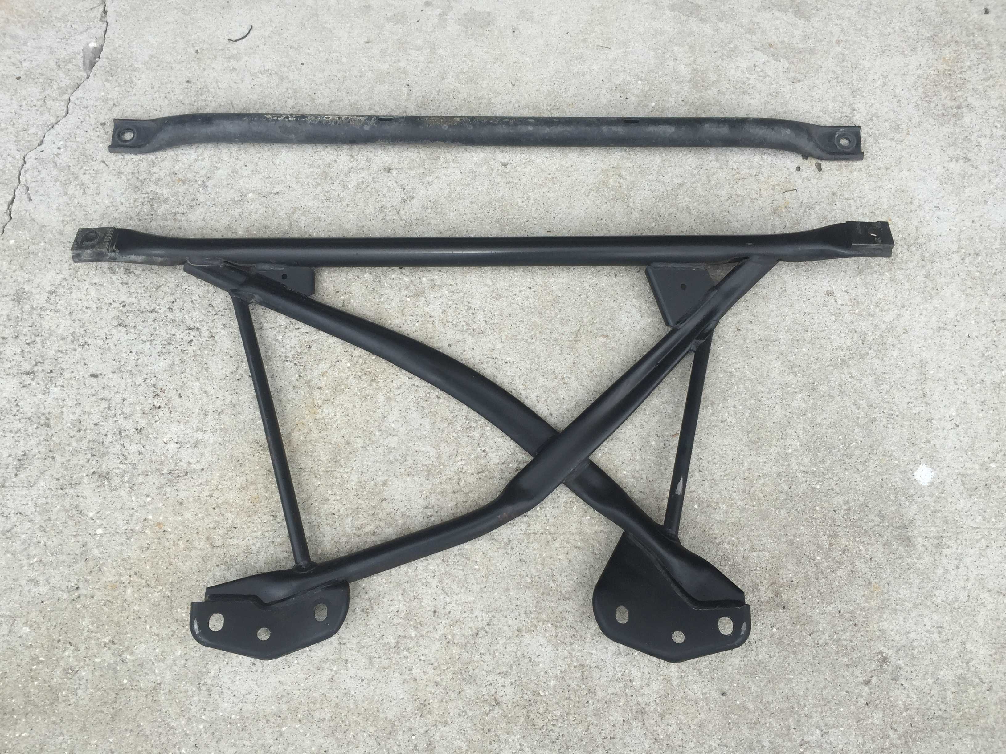 OEM BMW E36 lower cross brace upgrade