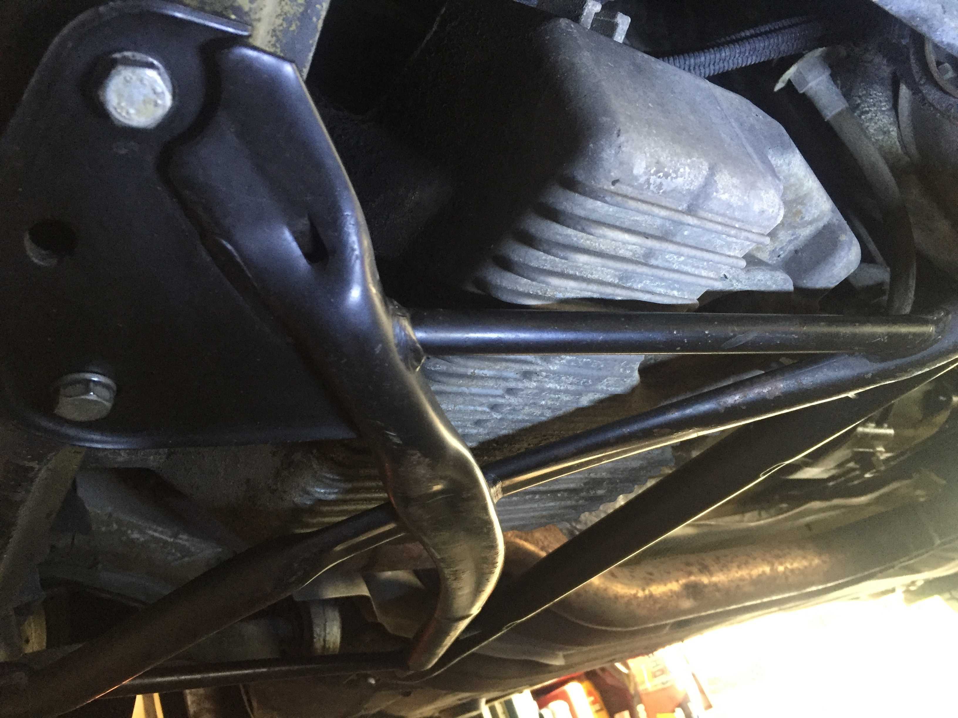 OEM BMW E36 lower cross brace upgrade