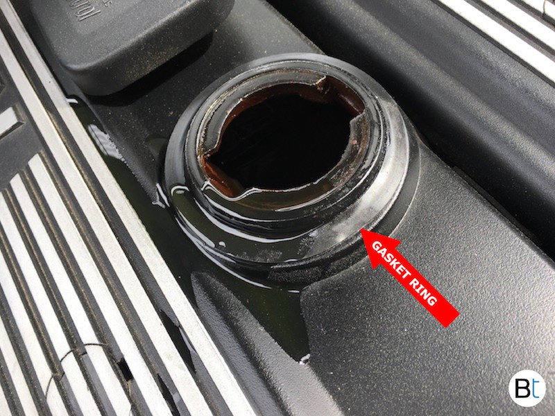 BMW gasket ring oil filler, valve cover