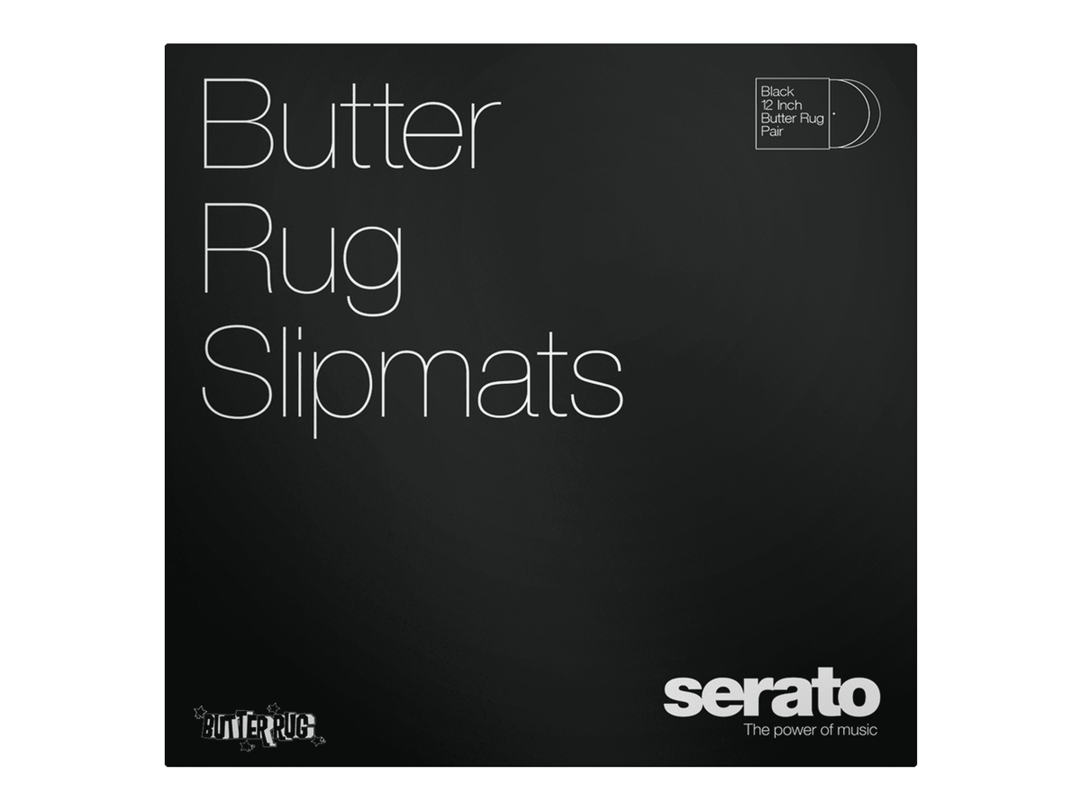 Serato Butter Rugs 12 Slipmat Black BimotorDJ
