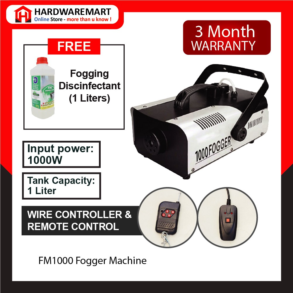FM1000 Thermal Fogging Machine disinfectant disinfection mesin fog