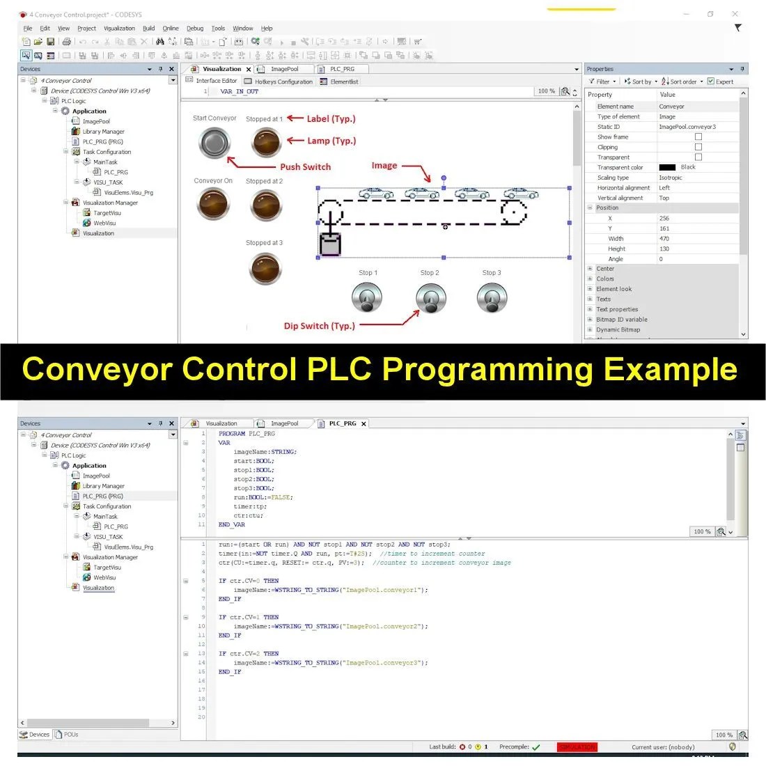 Advanced PLC Programming Structured Text Examples