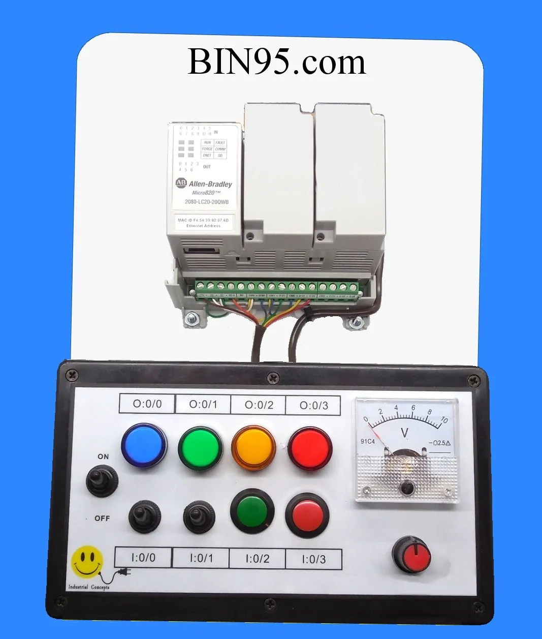 Allen Bradley PLC Training Kit (Micro 800) with CCW software