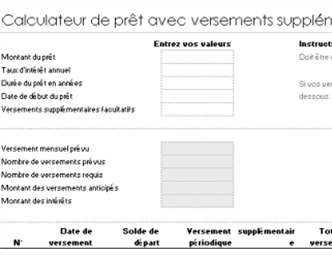 Bulletin De Versement Excel Rain Kam